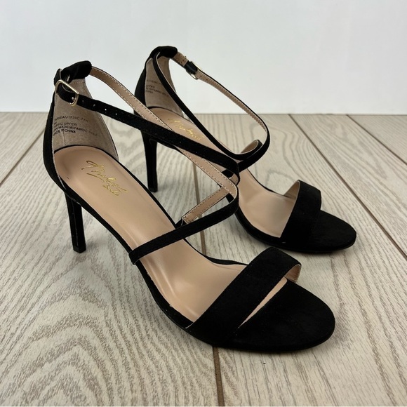 Thalia Sodi Women's Darria Strappy Sandals 9M Black $60 - Picture 1 of 4